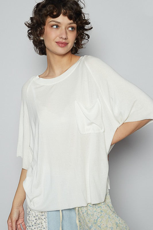 Women's round neck half sleeve t-shirt – classic and versatile everyday essential